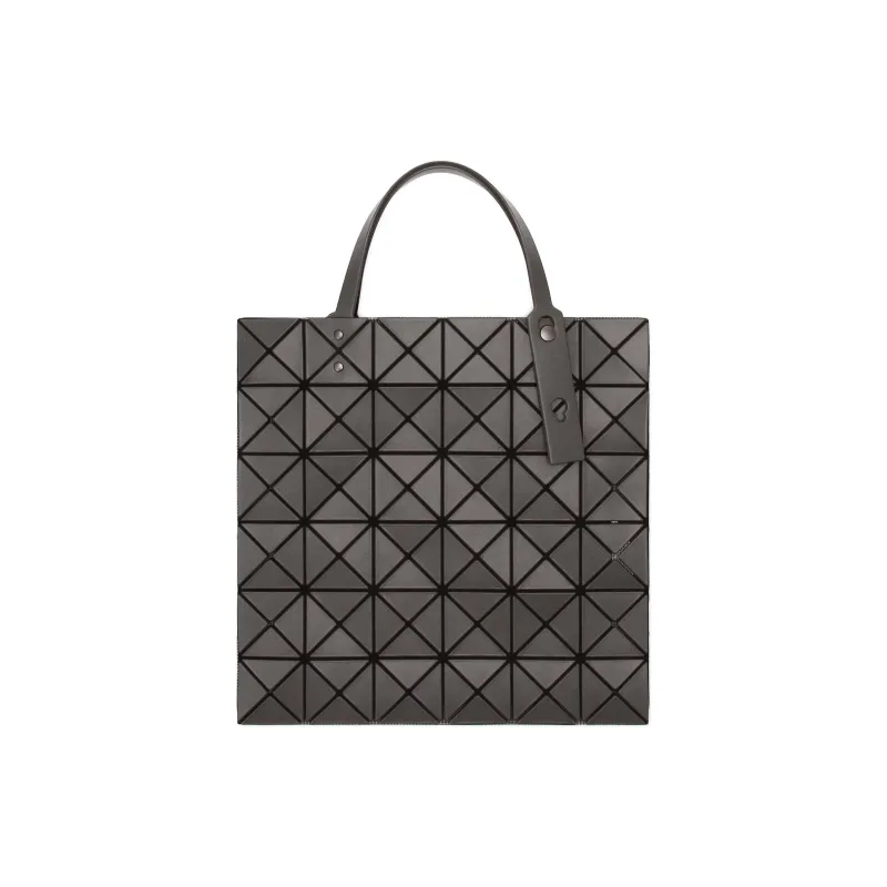 ISSEY MIYAKE Polyvinyl Chloride Resin Tote Bag Shopping Bag Shoulder Bag Handbag Women's Charcoal Gray-1