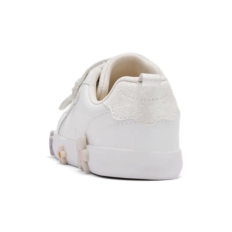 DAVE&BELLA Anti-Slip Wear-Resistant Kids' Skateboarding Shoes White Children Aged 3-7 Years Old-6
