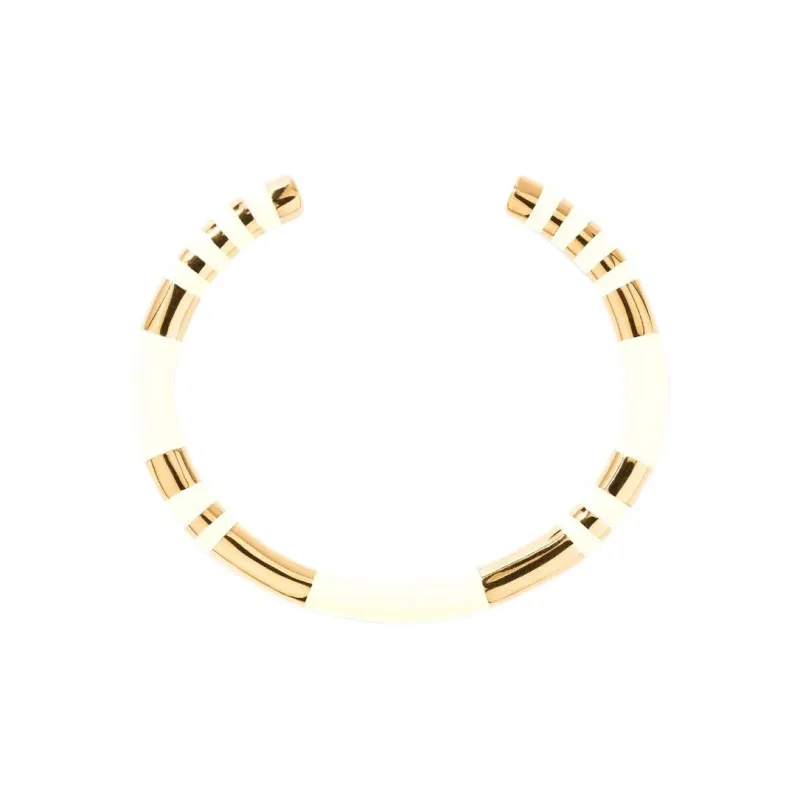 Aurélie Bidermann Resin Gold-Plated 18K Gold Bangles Women's Gold-0