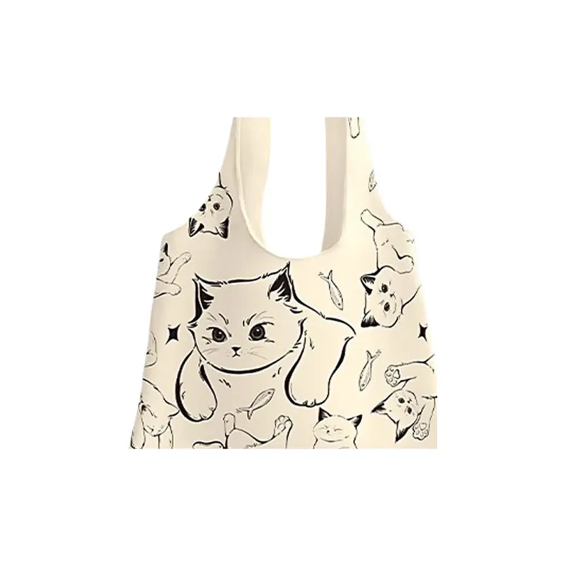AOSONG Suede Tech Fabric Shoulder Bag Unisex White-1