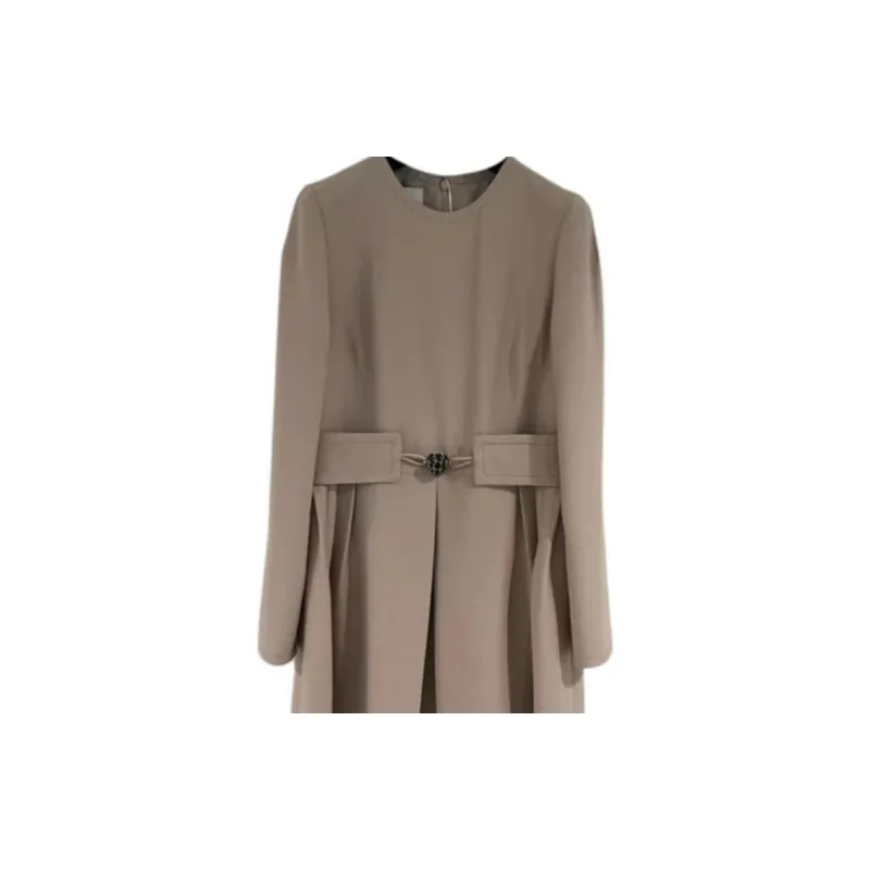 Valentino Long Sleeved Dress Women's Light Umber-2