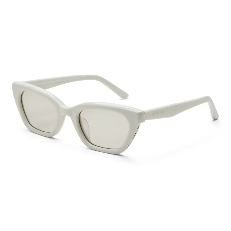 CHARLES&KEITH Sunglasses Women's Black/Chalk Pink White-4
