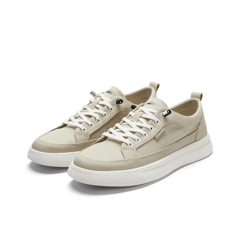HLA Low Top Round Tip Lace Free Foam Sole Breathable Casual Fabric Shoes Men's-1