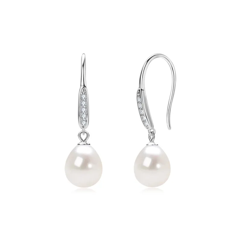I Do Freshwater Pearl Earrings Women's-5