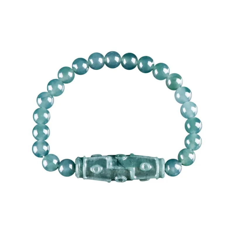 HUISHI Glutinous Jade Jadeite Bracelets Unisex-0