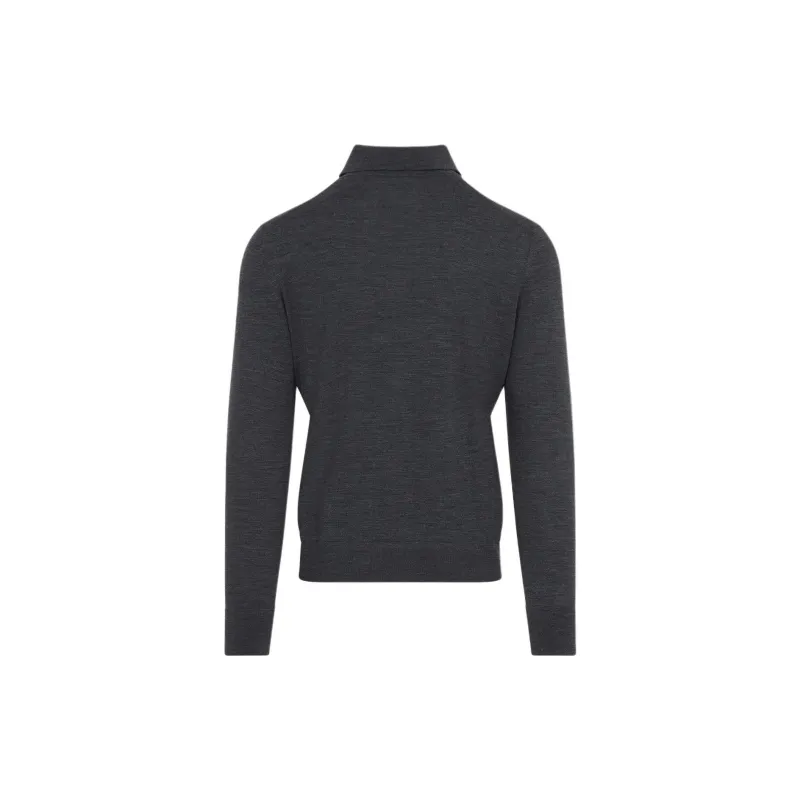 TOM FORD Long Sleeved Polo Shirt-1