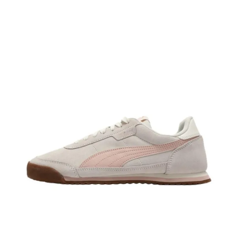 PUMA Turino 2 Anti Slip Wear Resistant Low Top Casual Shoes Women's White Pink-0
