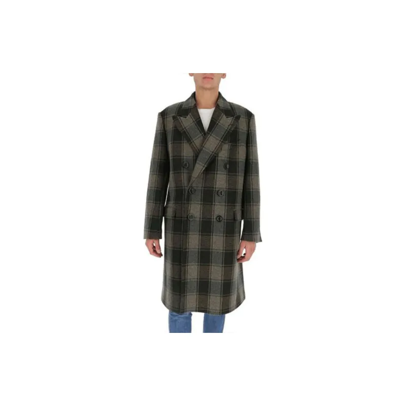 DRIES VAN NOTEN Coats Men Dark Green-1
