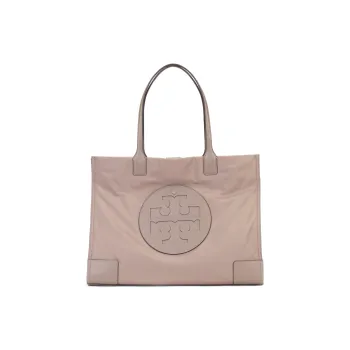 TORY BURCH Ella Polyamide Tote Bag Shopping Bag Handbag Shoulder Bag Women's Gray