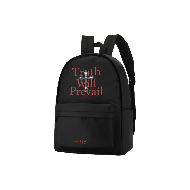 HINY Polyester Backpack 13 Inch Laptop Bag Regular Unisex White-23
