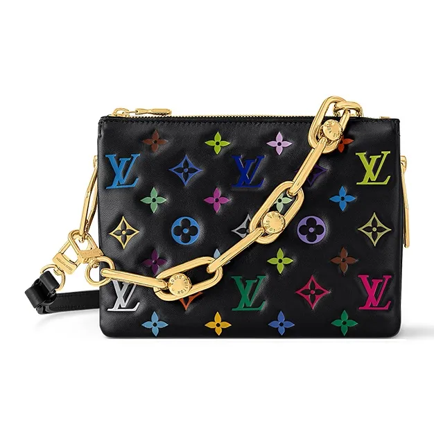 LOUIS VUITTON X Takashi Murakami Coussin Bb Black Multicolored-0