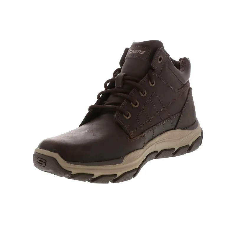 Skechers Respected Short Outdoor Boots Men's Brown-3