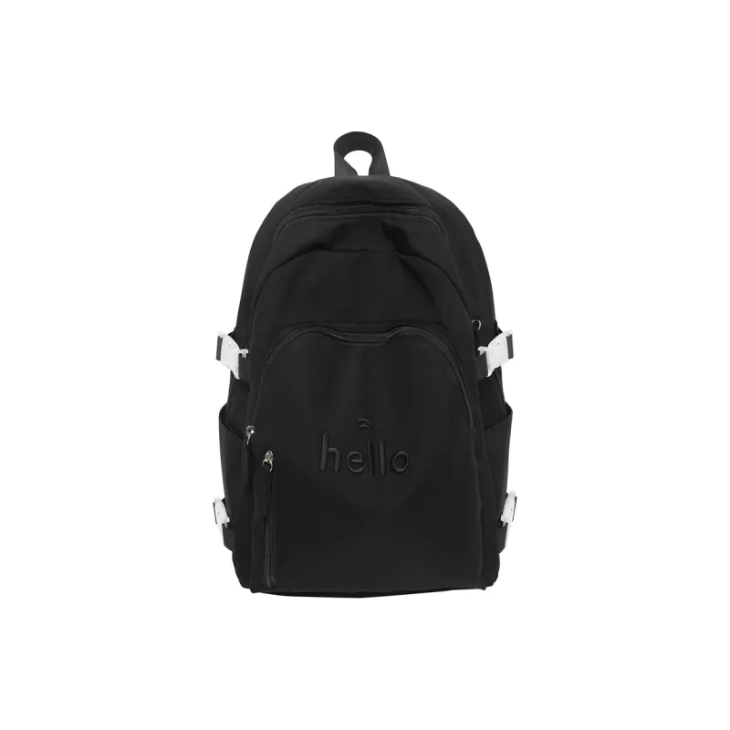 GOBLIN SHARKS 1759 Nylon Backpack Small Size Unisex White/Black/Blue/Green/Yellow-32