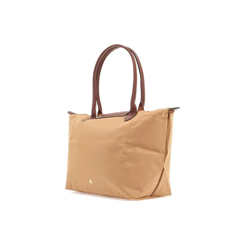 LONGCHAMP Le Pliage Fabric Dumpling Bag Handbag Shoulder Bag Women's Orange-Brown-3