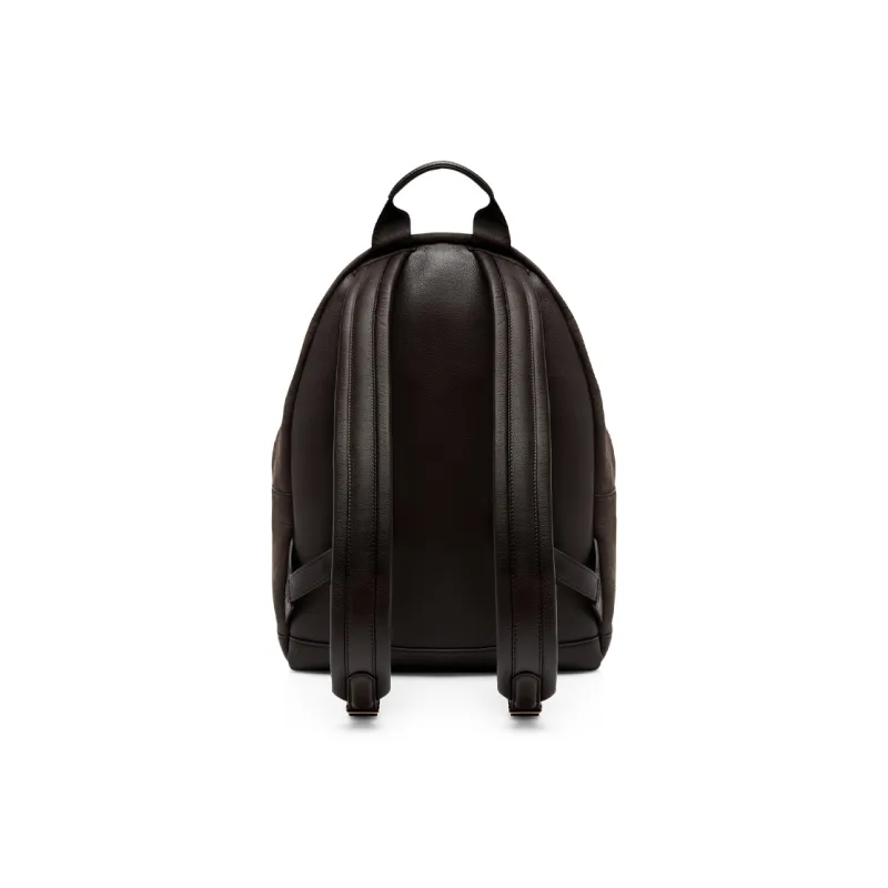 TF Leather Backpack Men's Brown-2