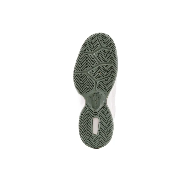 DECATHLON Cushioning Wear Resistant Mid Top Kids Lifestyle Shoes Ecru/Jade Green Kids'-5