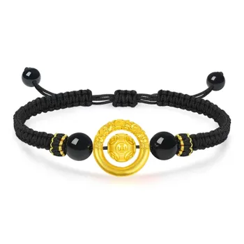 Lao Feng Xiang Gold Bracelet Unisex