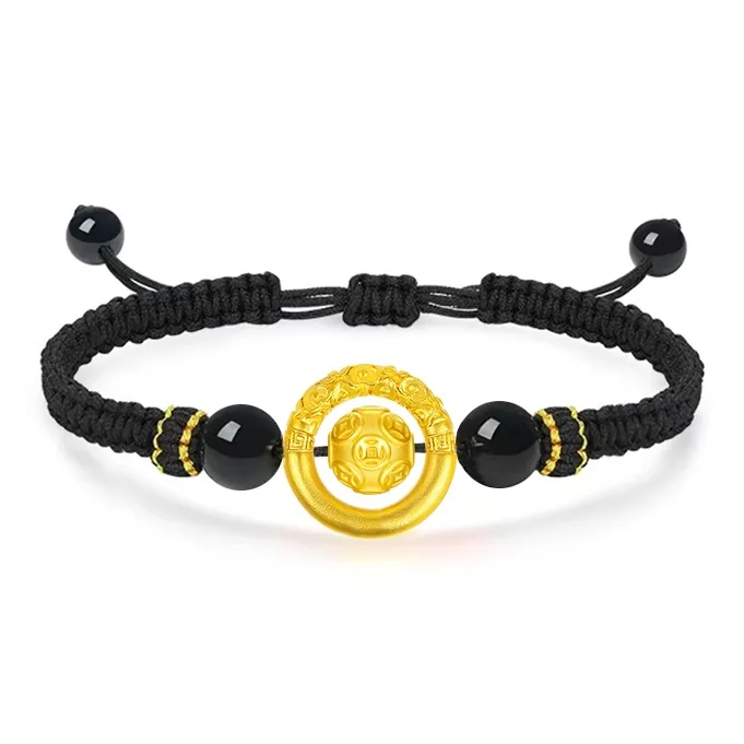 Lao Feng Xiang Gold Bracelet Unisex-0