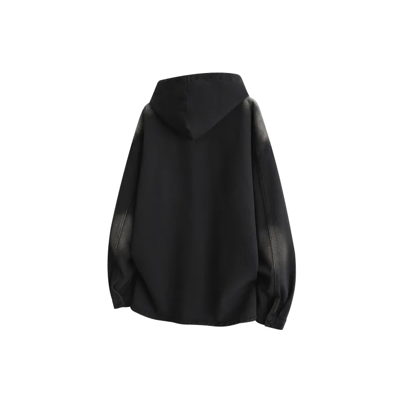 DAREASY Denim Jacket Unisex Black Gray Color-1