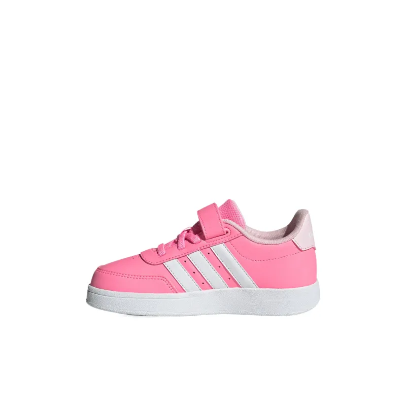 Adidas BREAKNET 2.0 Low-Top Kids' Skateboarding Shoes Pink/White/Clear Pink Kids'-1