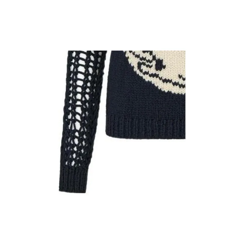 DIOR Inlaid High Neck Jumper-4