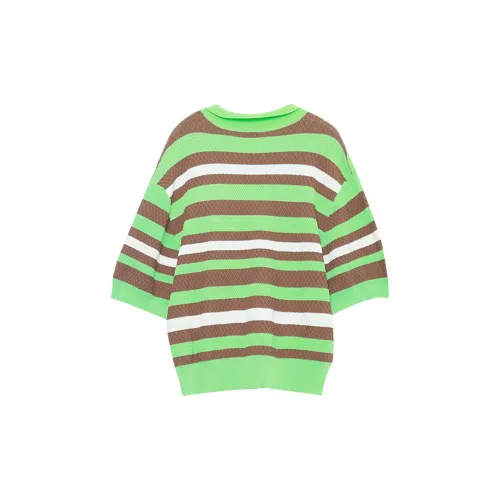 MUGUOGUOMU Knitwear Women's Irish Green