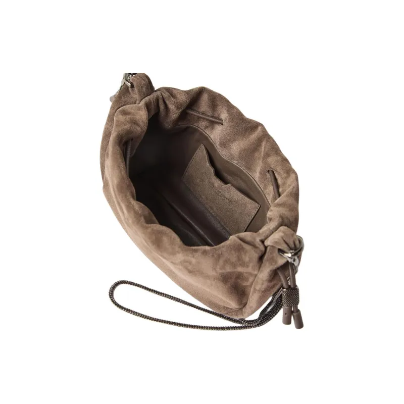 Brunello Cucinelli Drawstring Shoulder Bag-3