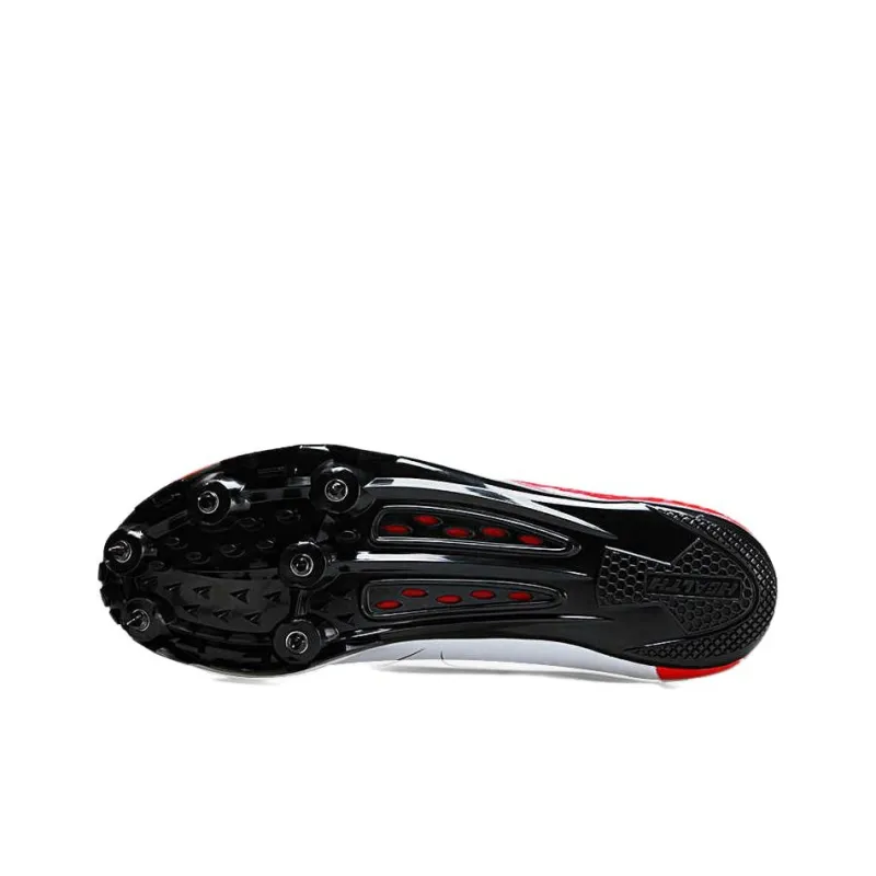HEALTH Cushioned Slip Resistant Low Top Training Shoes Unisex Red White-3