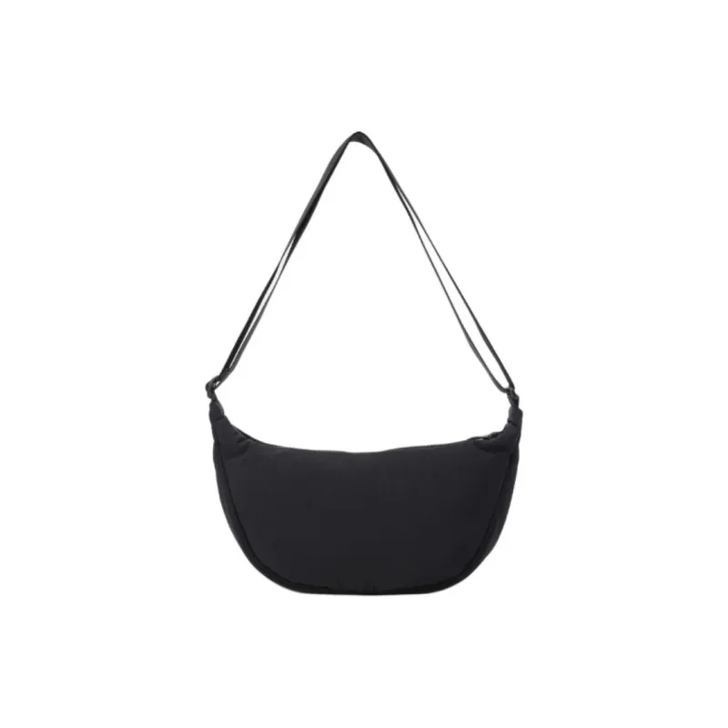 DESCENTE Nylon Crescent Bag, Shoulder Bag, Crossbody Bag Trumpets Women's Black-4