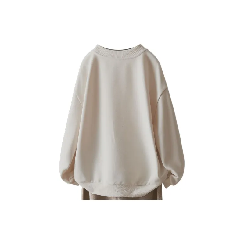 IHIMI Sweatshirt Women's Beige Apricot-2
