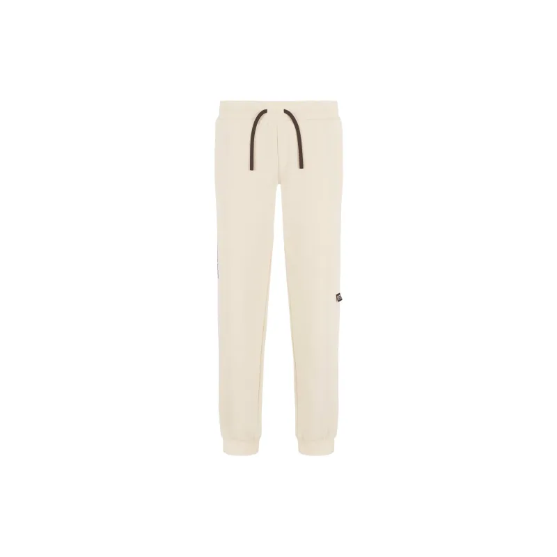 EMPORIO ARMANI Knitted Sweatpants Men's Ecru-0