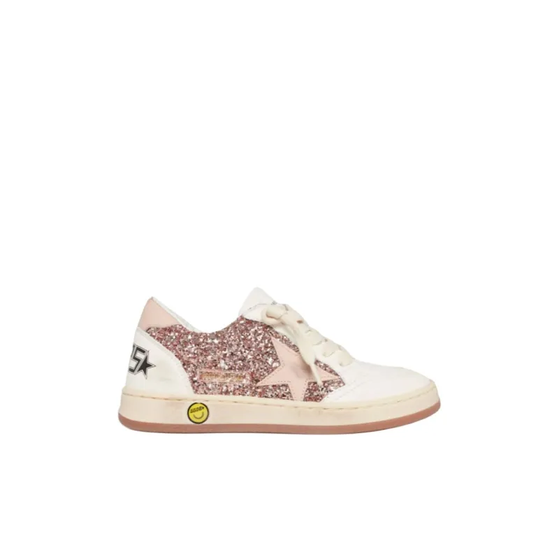 Golden Goose Ball Star Low Top Kids' Skateboarding Shoes White Kids'-1