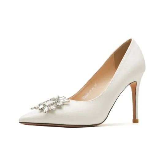 QITUMAUL Slim Heel High Heels Women's-4