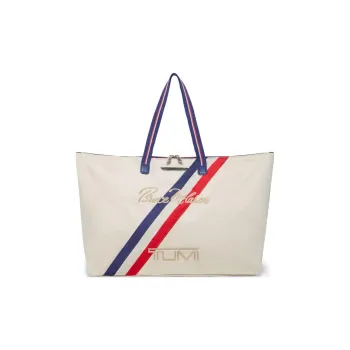 TUMI Nylon Tote Bag, Shopping Bag, Shoulder Bag Unisex Beige