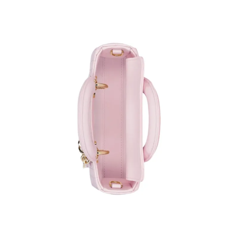 DIOR Lady D Joy Lambskin Lady Dior Bag, Shoulder Bag, Crossbody Bag, Handbag Extra Mini Women's Light Pink-5