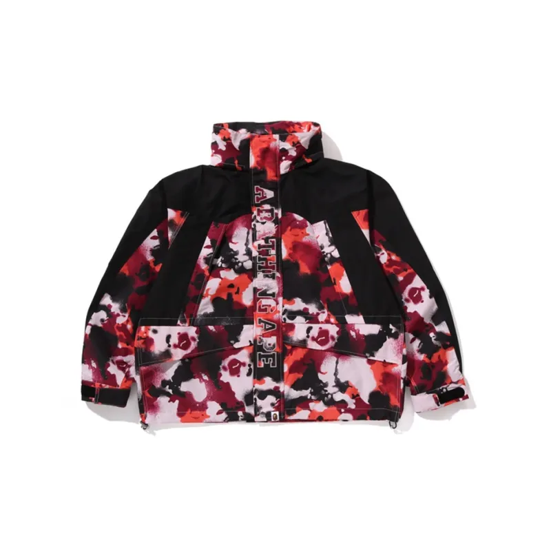 A BATHING APE Map Camo Snowboard Jacket-5