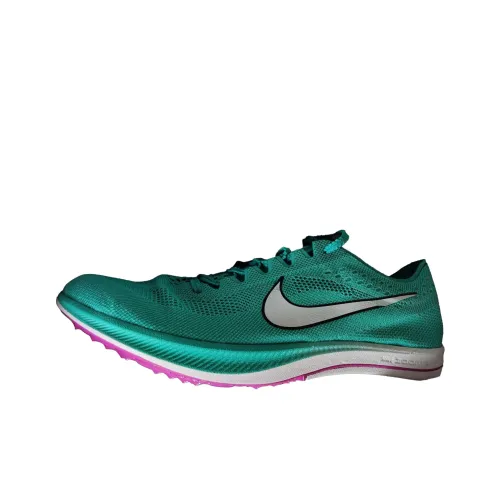Nike Zoomx Dragonfly Cushioning And Wear Resistance Functionality Blue Track Shoes Unisex Low Top Upper Height