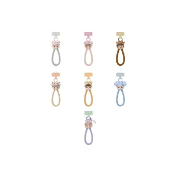 POP MART HACIPUPU Animal Stickers Collection Lanyard Blind Box Products Single Mystery Box/Full Box 6 Pcs