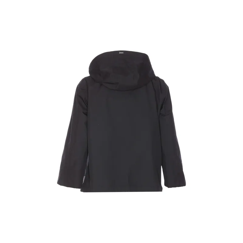 HERNO Hooded Zip Up Jacket-1