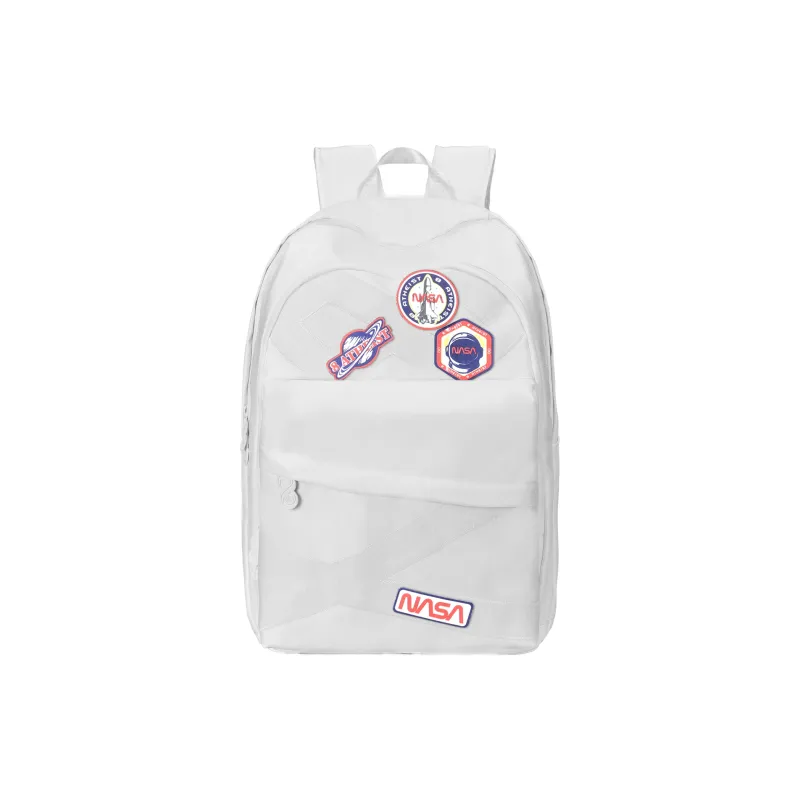 8atheist Polyester Students Backpack Regular Unisex White-0