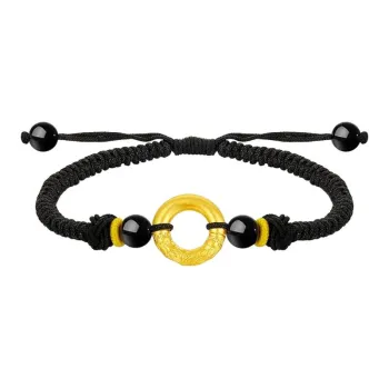 JINYICHENG Solid Gold 999 Fixed Price Gold Bracelet Unisex