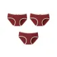 3 Pack (Joyful Rich Overnight+Minimalist Style Letter+All Red)