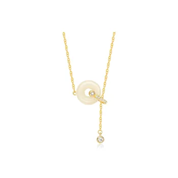 CHINA GOLD Hetian Jade Necklaces White Jade/Pale Greenish White Jade Women's