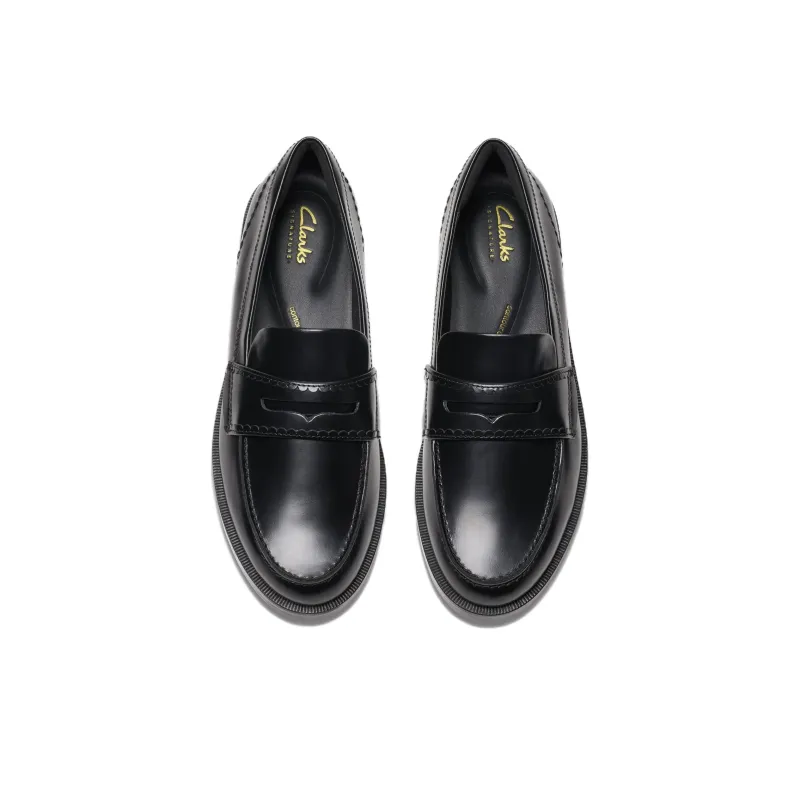Clarks Straven Edge Loafers Women's Black-2