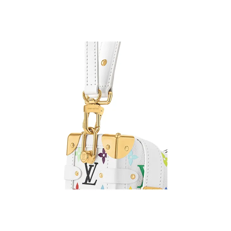 LOUIS VUITTON X Takashi Murakami Side Trunk Mm White Multicolored-4