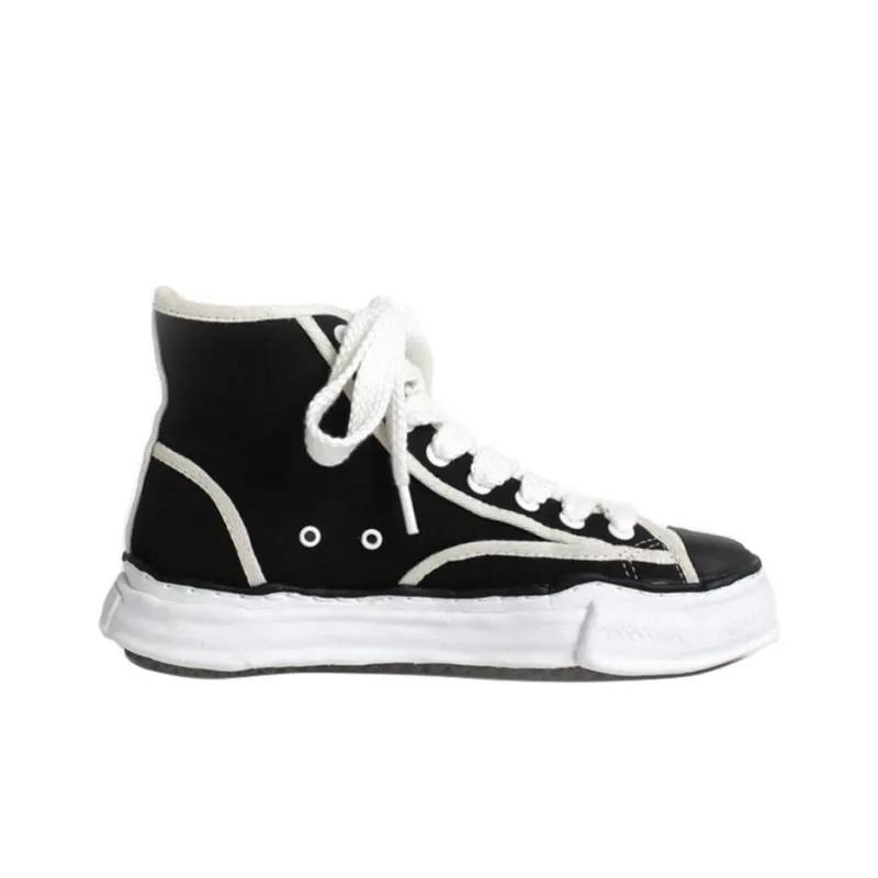 MIHARA YASUHIRO Original High-Top Stylish Skateboarding Shoes Unisex Black-1