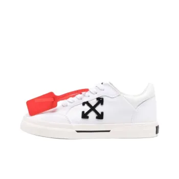 OFF WHITE New Low Vulcanized Lace Up Sneakers Women's