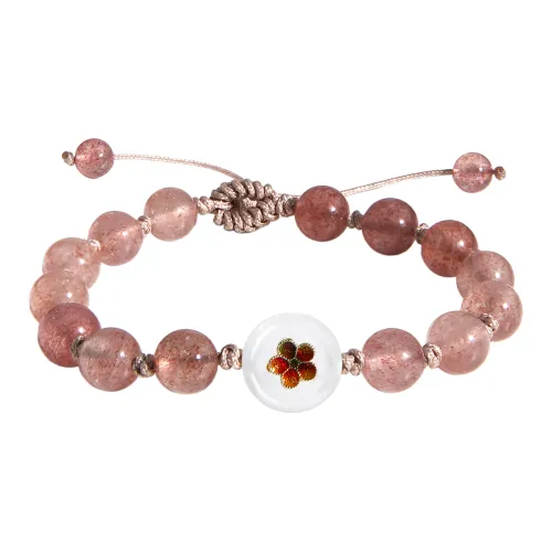 MAGICPOLE Strawberry Quartz Bracelets Women's