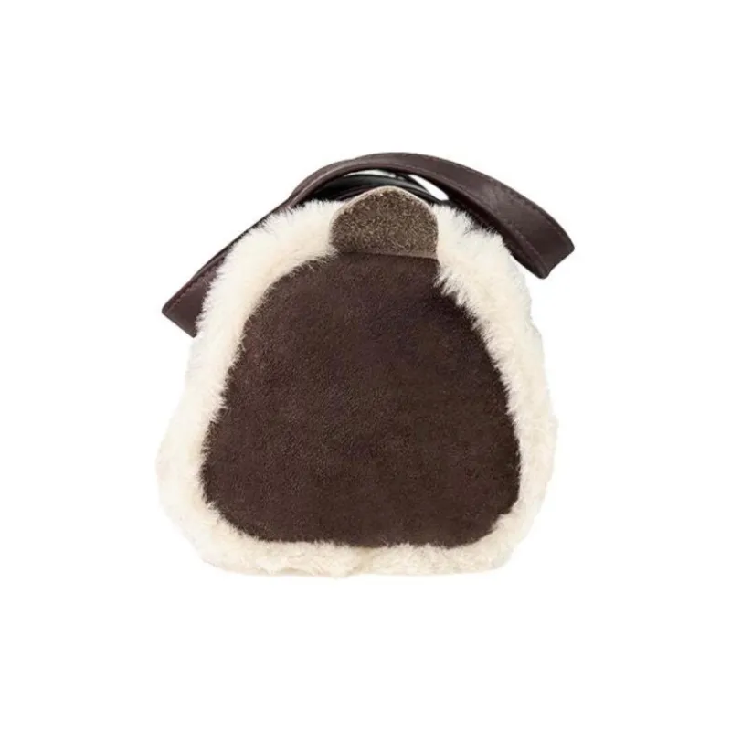 UGG Shearling Shoulder Bags Handbags Small Size Women's Chestnut-1