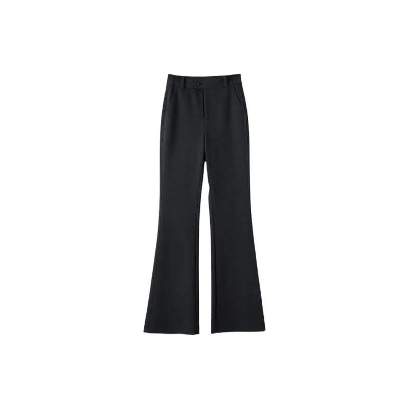 Late White Casual Pants Women's-6